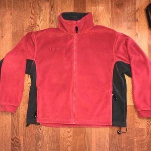 Columbia bright red fleece / jacket